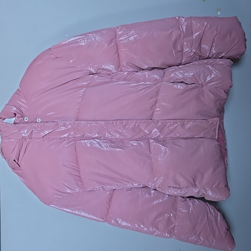 GAP Pink Shiny Puffer Jacket